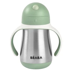 BÉABA Couverts, Vaisselle Et Bavoirs*Tasse Paille Inox 250 Ml Sage Green