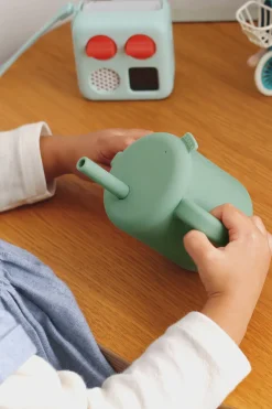 BÉABA Couverts, Vaisselle Et Bavoirs*Tasse Paille Silicone Sage Green