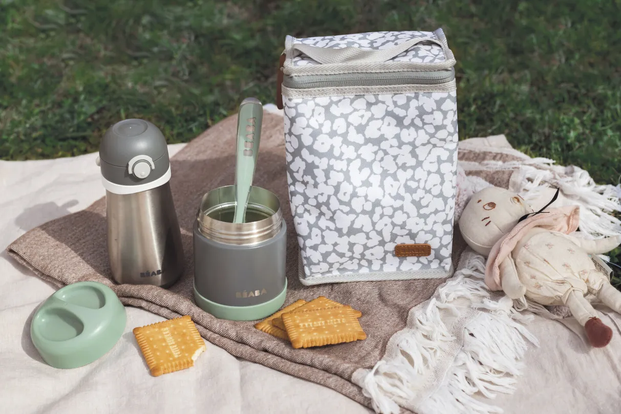 BÉABA Goûter Sain*Thermo-Portion 300 Ml Mineral Grey