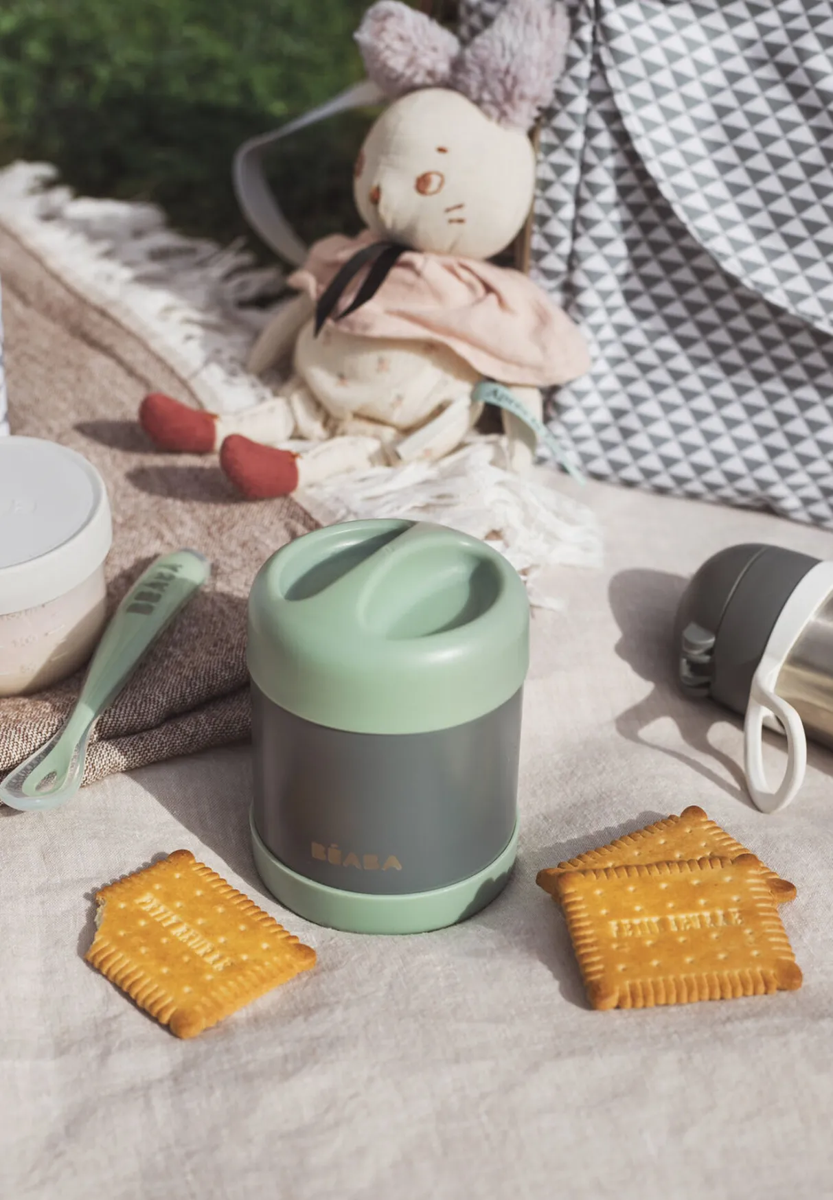 BÉABA Goûter Sain*Thermo-Portion 300 Ml Mineral Grey